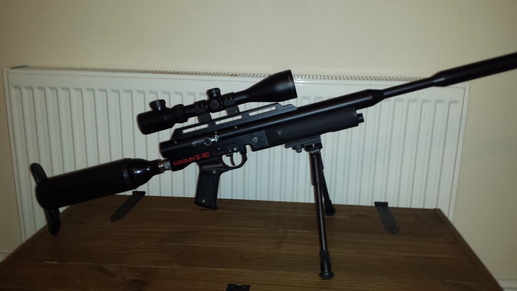 Logun S16 22 Used Excellent Condition Pre Charged Pneumatic Air Rifle From Manchester 4950