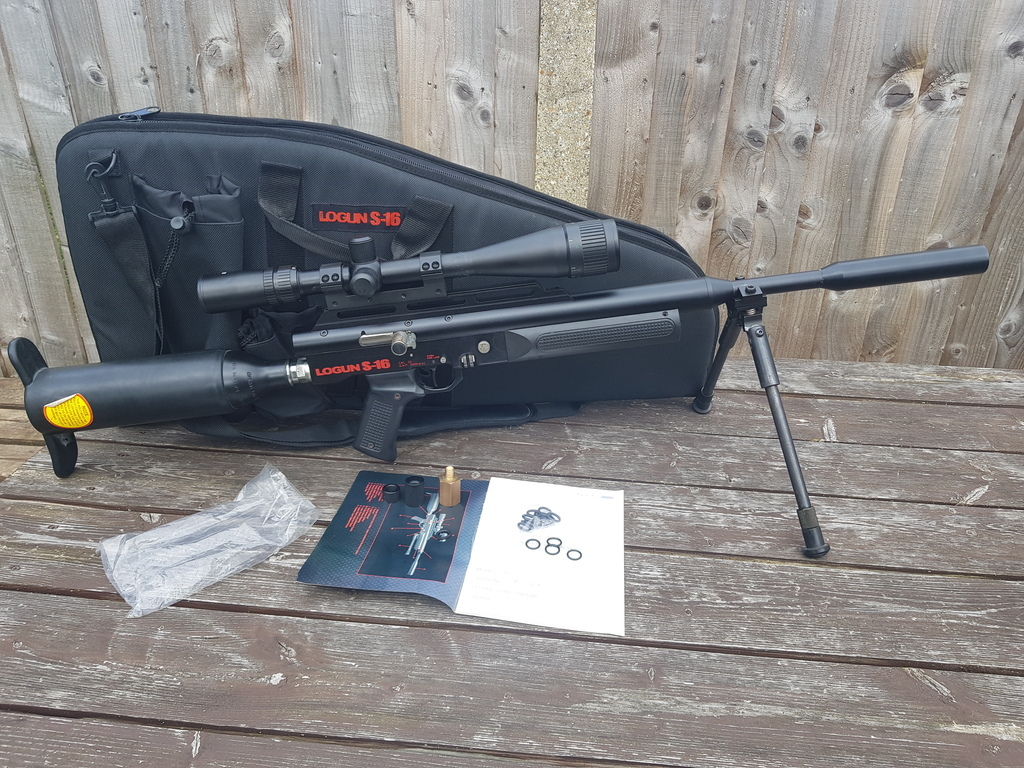 Logun Logun S 16 Mk2 22 Used Very Good Condition Pre Charged Pneumatic Air Rifle From 9243